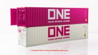 4F-028-104 Dapol 40ft Container Pink One Twin Pack